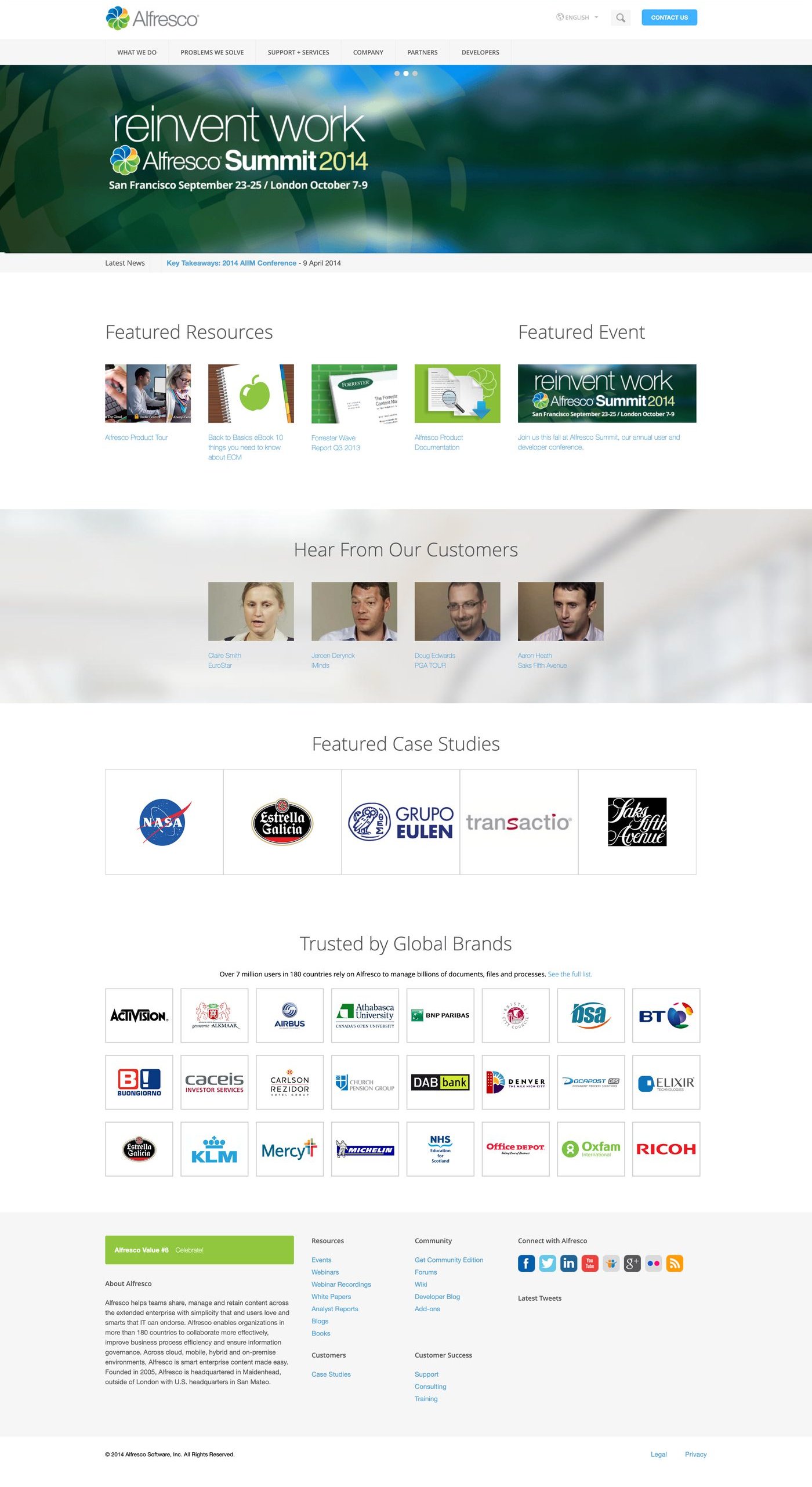 Alfresco.com — 2014